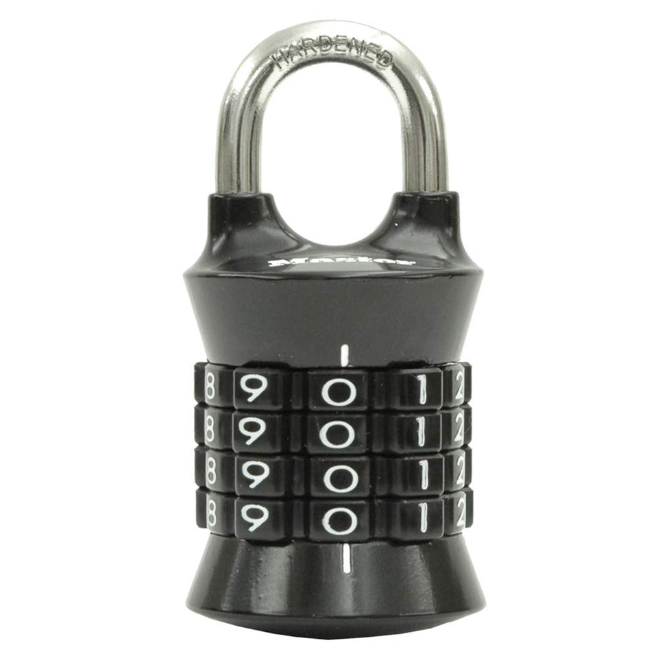 Master Lock Candado, Set Your Own Combination Lock, 1-1/2 pulgadas. Amplio, colores surtidos, 1535D