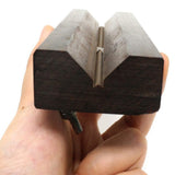 YAOBAO Mini Plano de Bloques de Madera, Carpintero Mano Cepilladora Madera de Afeitar Woodcraft Bricolaje para Trabajar la Madera Cepilladora Herramientas de Mano de Madera 15cm, Negro