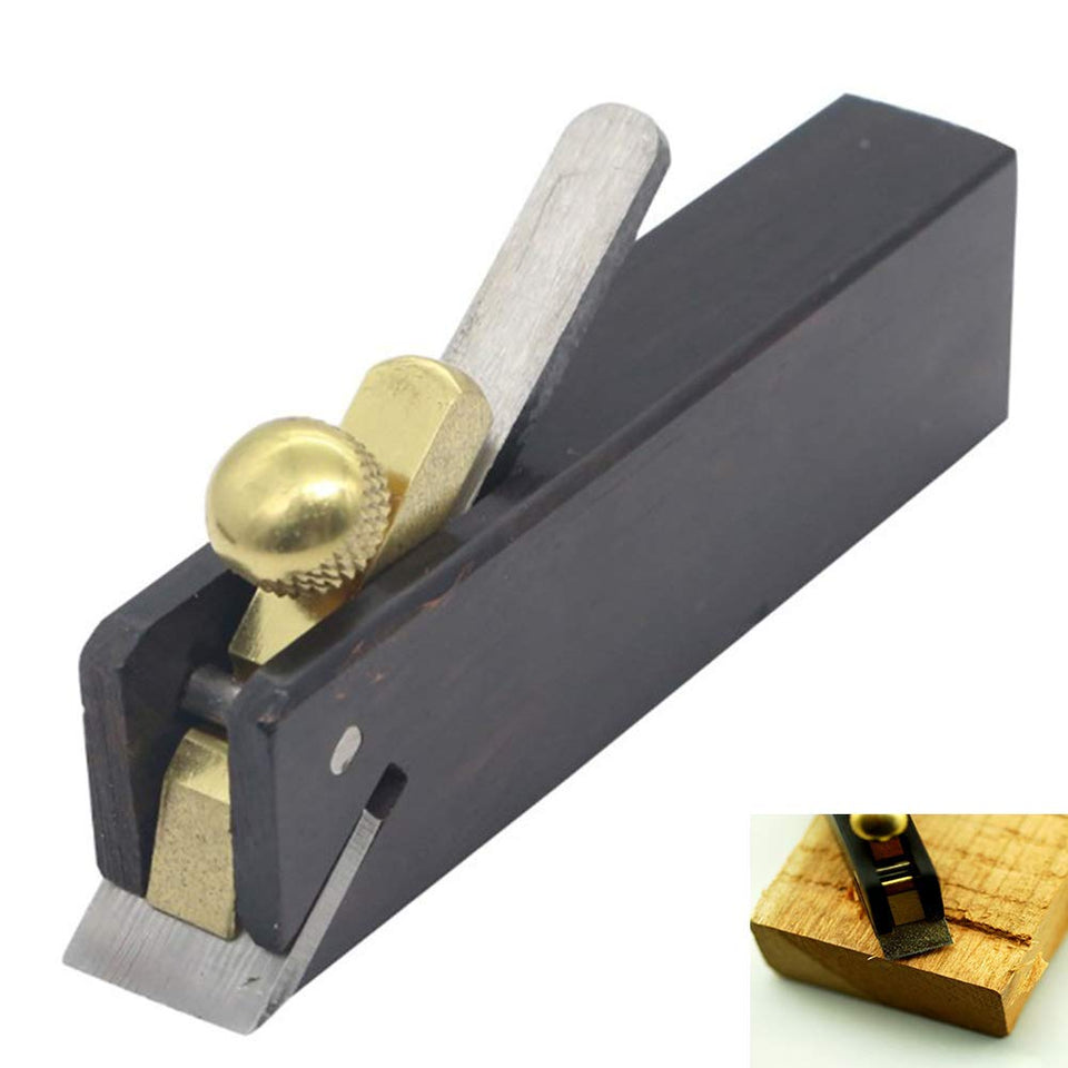 Mini cepilladora de mano de madera, herramienta de carpintería de fácil manejo, cepilladora de ángulo duradera, herramienta luthier, fabricación de violines, herramientas lineales de carpintero 7,5 cm, 1PCS