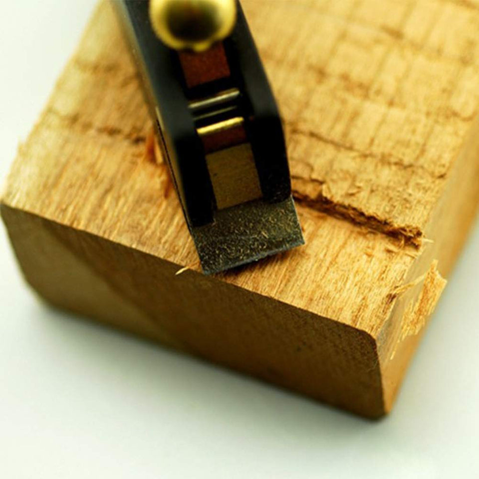 Mini cepilladora de mano de madera, herramienta de carpintería de fácil manejo, cepilladora de ángulo duradera, herramienta luthier, fabricación de violines, herramientas lineales de carpintero 7,5 cm, 1PCS