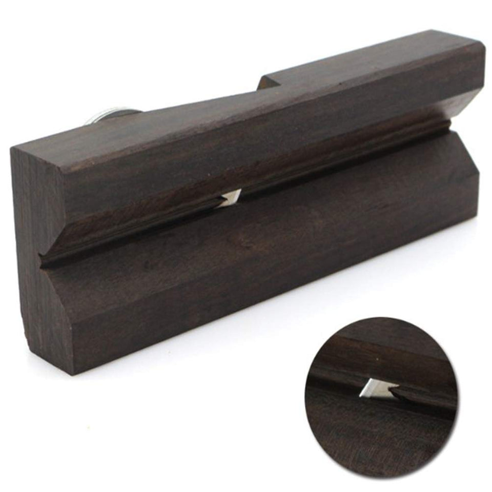 YAOBAO Mini Plano de Bloques de Madera, Carpintero Mano Cepilladora Madera de Afeitar Woodcraft Bricolaje para Trabajar la Madera Cepilladora Herramientas de Mano de Madera 15cm, Negro