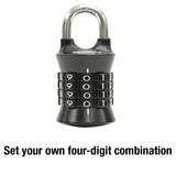 Master Lock Candado, Set Your Own Combination Lock, 1-1/2 pulgadas. Amplio, colores surtidos, 1535D