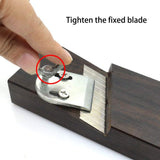 YAOBAO Mini Plano de Bloques de Madera, Carpintero Mano Cepilladora Madera de Afeitar Woodcraft Bricolaje para Trabajar la Madera Cepilladora Herramientas de Mano de Madera 15cm, Negro