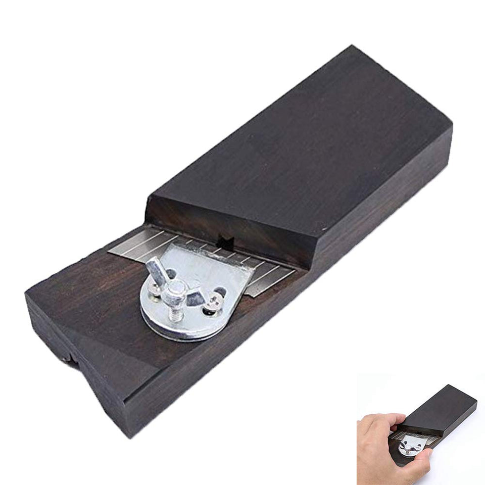 YAOBAO Mini Plano de Bloques de Madera, Carpintero Mano Cepilladora Madera de Afeitar Woodcraft Bricolaje para Trabajar la Madera Cepilladora Herramientas de Mano de Madera 15cm, Negro