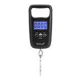 Bascula de Báscula Equipaje Digital LCD Retroiluminada Balanza electrónica Escalas Balanza de Bolsillo Báscula de precisión, función de tara, apagado automático(Black)