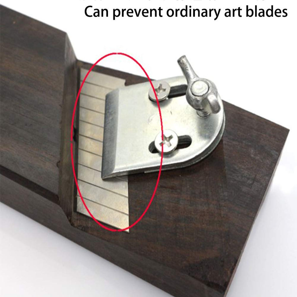 YAOBAO Mini Plano de Bloques de Madera, Carpintero Mano Cepilladora Madera de Afeitar Woodcraft Bricolaje para Trabajar la Madera Cepilladora Herramientas de Mano de Madera 15cm, Negro