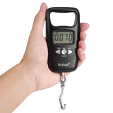 Bascula de Báscula Equipaje Digital LCD Retroiluminada Balanza electrónica Escalas Balanza de Bolsillo Báscula de precisión, función de tara, apagado automático(Black)