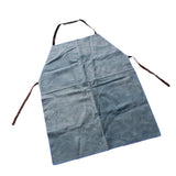 Homyl Delantal Resistente Protector Soldadura De Cuero Protector Trabajo Babero Equipo De Industrias Tester - Azul
