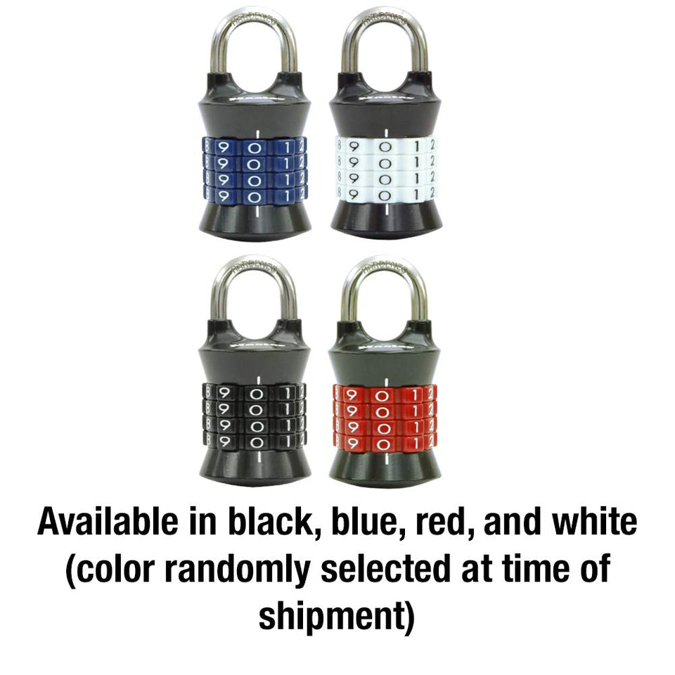 Master Lock Candado, Set Your Own Combination Lock, 1-1/2 pulgadas. Amplio, colores surtidos, 1535D