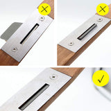 YAOBAO Mini cepilladora para Trabajar la Madera, Plano de Esquina de Madera, fabricación de Modelos de Carpintero Manual de alisado de tablones de Madera de 26Cm, Afilado