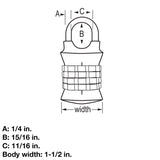 Master Lock Candado, Set Your Own Combination Lock, 1-1/2 pulgadas. Amplio, colores surtidos, 1535D