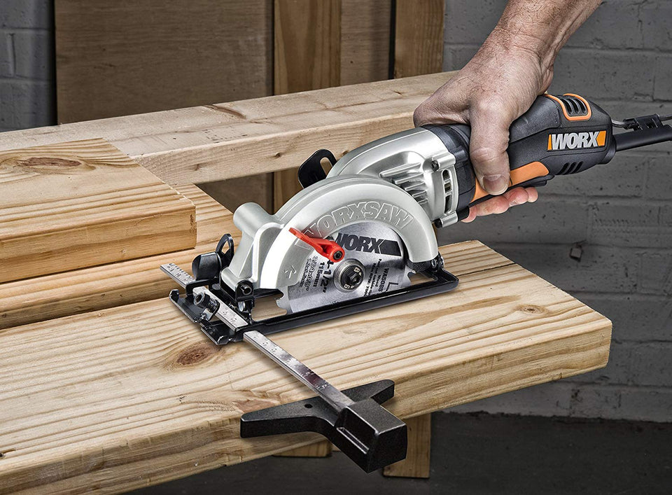 Worx Worxsaw WX429L Sierra circular compacta, 4 1/2 pulgadas