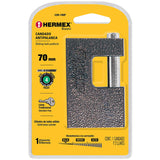 Hermex Basic COR-70HP, Candado antipalanca, cuerpo de hierro de 80mm